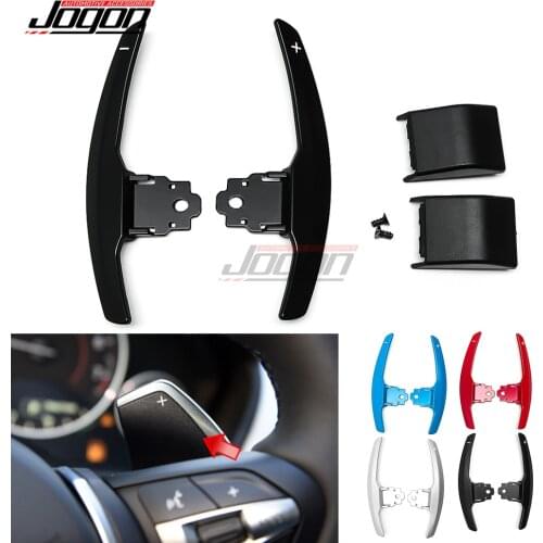 For BMW M2 F80 M3 F82 F83 M4 F10 M5 F12 M6 F15 X5M F16 X6M Carbon Fiber Metal Steering Wheel Paddle Extension Shifter Trim