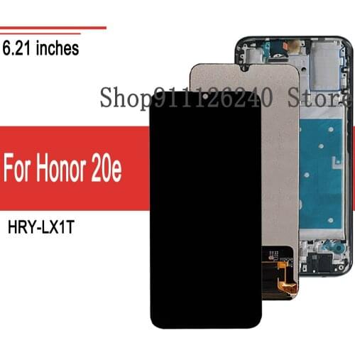 For Huawei Honor 20e LCD Display Digitizer Assembly Touch Screen HRY-LX1T LCD Display Honer 20e 6.21" Repair Part For Honor20e