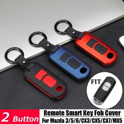 For Mazda 3 5 6 CX3 CX5 CX7 MX5 Car Remote Smart Key FOB Case Cover 2 Button ABS
