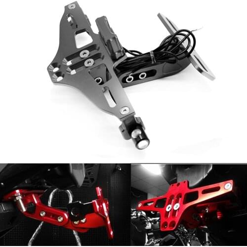 For Yamaha MT-09 MT09 Tracer fz09 Tracer 900 FJ09 Motorcycle License Plate Bracket Licence Plate Holder Frame Number Plate