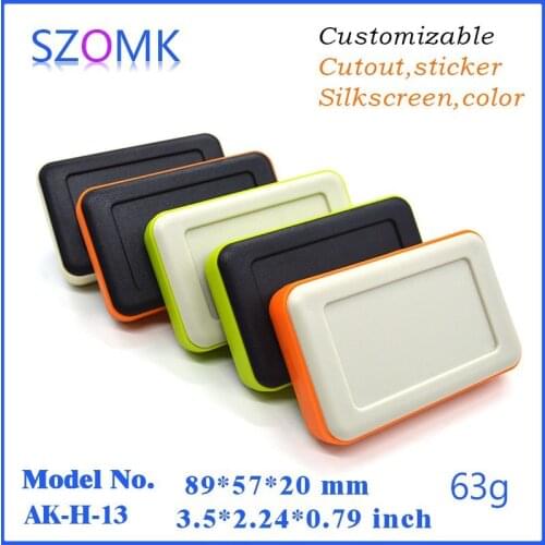 Szomk electric distribution box diy handheld enclosure control box (10 pcs) 89*57*20mm small plastic instrument enclosure
