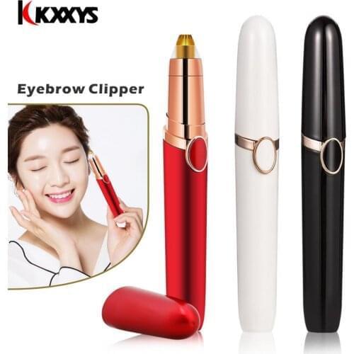 Electric Eyebrow Trimmer Brows Pen Makeup Painless Epilator Mini Shaver Razors Portable Facial Hair Remover Dropshipping