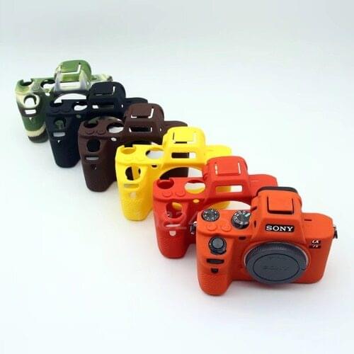 Digital Camera Nice Soft Silicone Rubber Camera case bag Lens bag for SONY A7RII a7ii a7s ILCE-7RM2 Neoprene Soft Lens bag