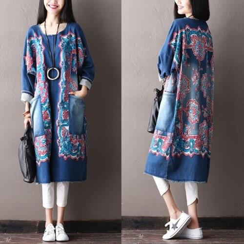 LuoYFF Fashion Denim Dresses