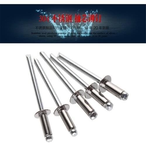 M4.8 Stainless Steel Blind Rivets Nail Pop Rivet Remachadora Remaches Nieten Rebite Rebites For Furniture Car Aircraft DIN7337