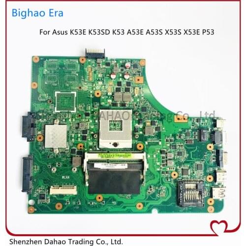 K53SD Mainboard For Asus A53E A53S K53E X53E K53S K53SD Laptop Motherboard With HM65 Chip DDR3 100% Fully Tested (Free Shipping)