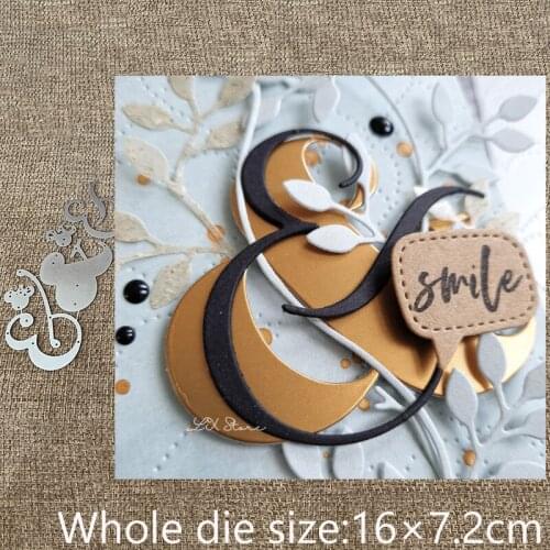 XLDesign Craft Metal Cutting Dies stencil mold 5pcs symbol decoration scrapbook Album Paper Card Craft Embossing die cuts