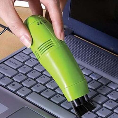 Mini PC Laptop Computer Vaccum USB Keyboard Brush Dust Cleaning Kit Portable Brush Dust Removal Set