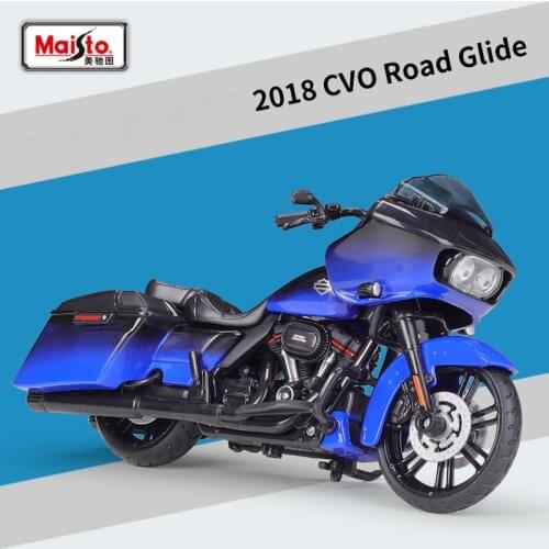 Maisto 1:18 Harley 2002 FLTR Road Glide Simulation Model Car