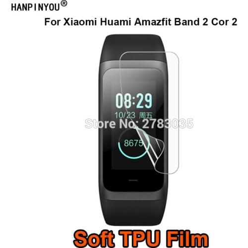 For Xiaomi Huami Amazfit Midong Band 2 Cor 2 Sports Smart Watch Soft TPU Film Screen Protector (Not Tempered Glass)