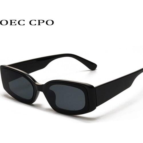 OEC CPO Luxury Square Sunglasses Women Men Brand Designer Fashion Small Sun Glasses Men Classic Vintage Shades UV400 Oculo O122