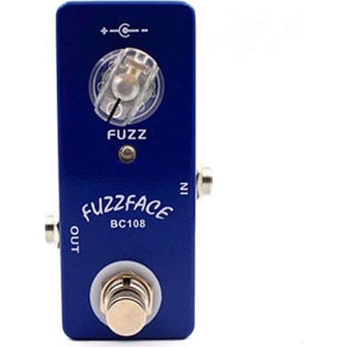 Mosky Fuzz Guitar Effect Pedal Based on Fuzz Face Effects for Electric Guitar Accessories Blue Color Guitar Pedal