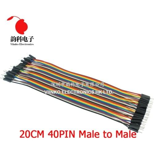 Dupont Line 40PIN 20cm Male to Male Jumper Wire Dupont Cable for arduino