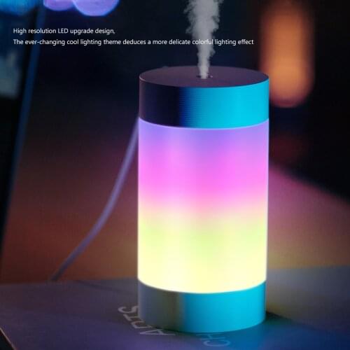 Portable 300ml Humidifier USB Ultrasonic Dazzle Cup Aroma Diffuser Cool Mist Maker Air Humidifier Purifier with Romantic Light