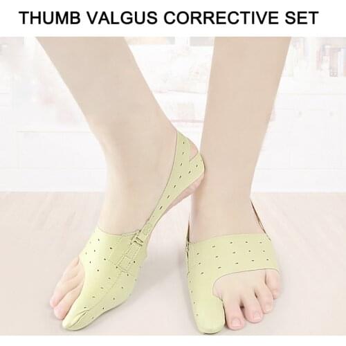 1pcs Toe Separator Hallux Valgus Corrector Orthotics Feet Bone Thumb Adjuster Correction Pedicure Sock Straightener Foot Care