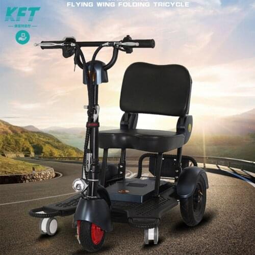 Folding Automatic Scooter Four-wheeled Electric Scooter 48v 12AH for Elderly Disabled Lithium Battery Electric Vehicle