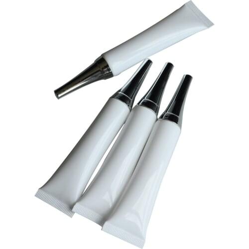 12Pcs Beauty makeup skin white plastic hose bottle lotion Cleansing Cream storage bottle filling bottle 15ml