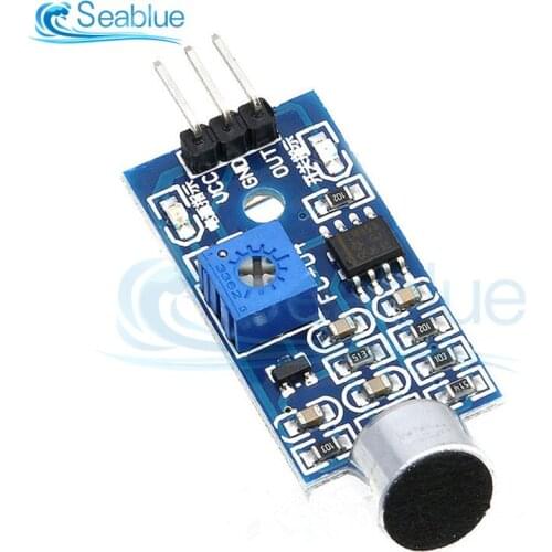 Arduino 3 Pin Voice Detection Sensor Module DIY Intelligent Smart Vehicle Robot Helicopter Airplane