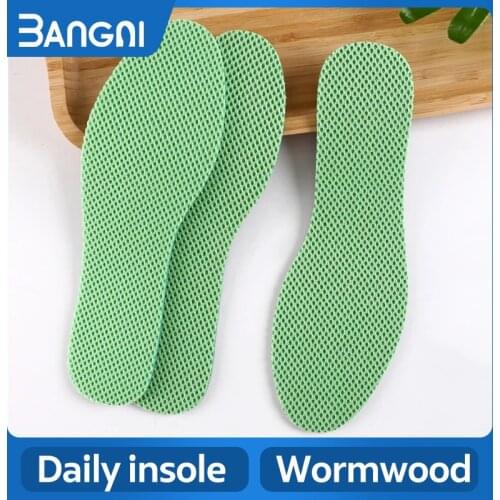 3ANGNI Leather Insoles For Business Leather Shoes Shock Absorption Soft Breathable Insole