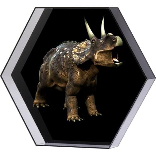 Hexagon 3d Fan Hologram Projector Wall-mounted Wifi Led Sign Holographic Lamp Player Remote Advertising Display Images Video