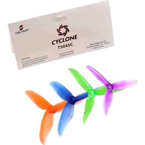 4 Pairs DALPROP CYCLONE T5045C 3 Blade Propeller CW CCW for FPV mini drone RC Racing Quadcopter Multicopter