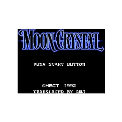 Moon Crystal Region Free 8 Bit Game Card For 72 Pin Video Game Player