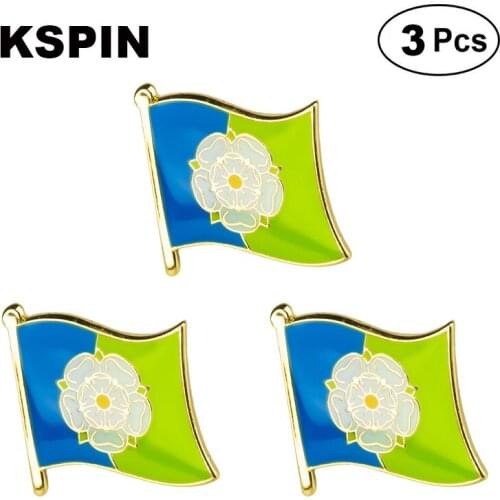 YORKSHIRE EAST RIDING Lapel Pin Brooches Pins Flag badge Brooch Badges