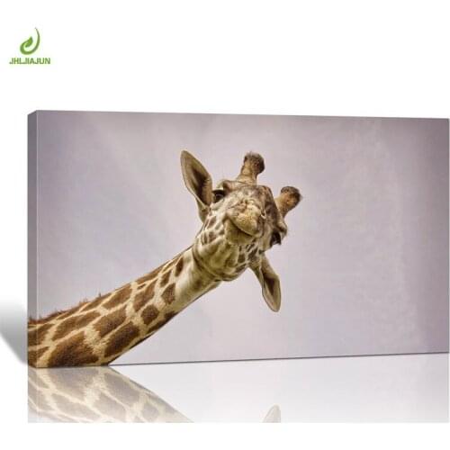 JHLJIAJUN Modern Giraffe Modular Animal Painting Nordic Wall Art Print And Poster Dining Living Room Home Bedroom Decor