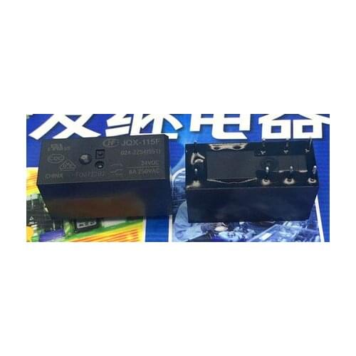 JQX-115F-024-2ZS4 24VDC 8A 250VAC DIP8 HONGFA RELAY 2 From C,HF115F-024-2ZS4 New and original