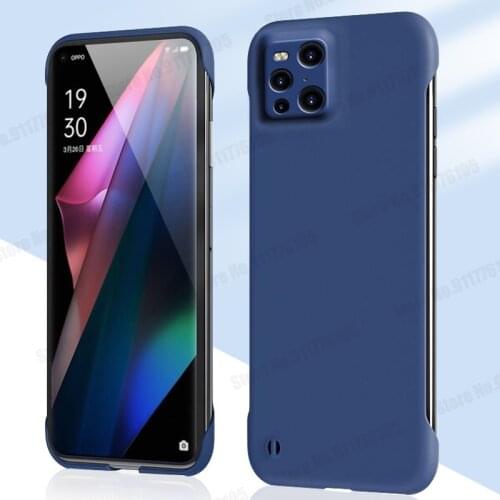 Candy Color Frosted Frameless Phone Case For OPPO Realme GT NEO Reno 5 4 3 Pro Plus Find X3 X2 Slim Ultra Thin Shockproof Cover
