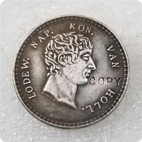 1809 Netherlands 10 stuivers Kingdom of Holland COIN COPY FREE SHIPPING