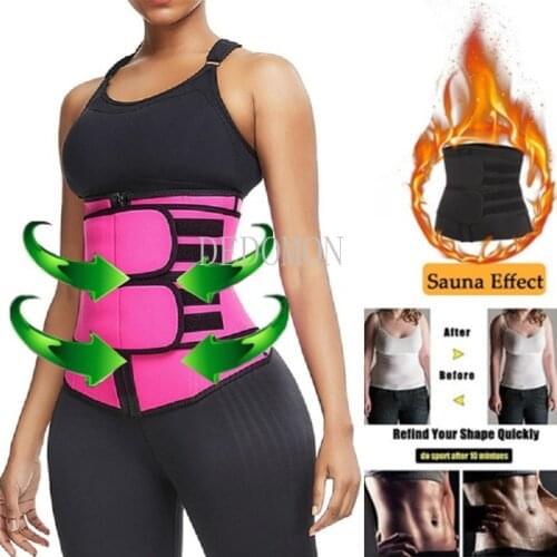 Waist Trainer Neoprene Sweat Shapewear Body Shaper Tummy Control Strap Women Slimming Sweat Belly Reducing Shaper Belt Corset