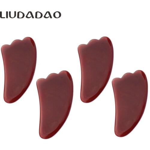 Red Carnelian Guasha Tools Natural Face Wands Massager Beauty Health Women Skin Care Guasha Wands Facial Massage Relaxation