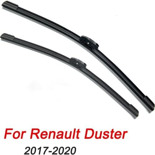 MIDOON RHD & LHD Front Wiper Blades Windshield Windscreen For Dacia Renault Duster MK2 2017 2018 2019 2020
