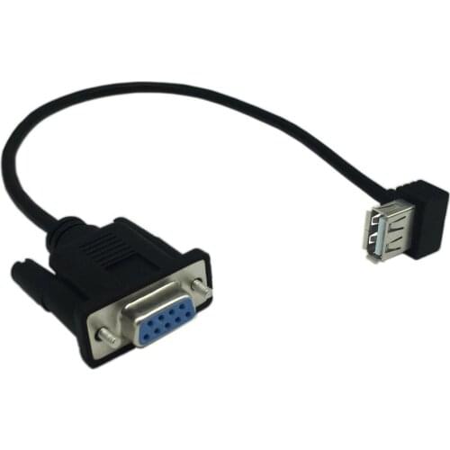 USB 2.0 A Female TO RS232 DB9 Female Serial Cable Adapter Converter Built with FTDI Chipset reliable adapters