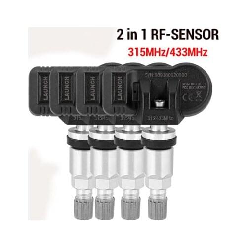 LAUNCH X431 TPMS RF-Sensor 315MHz/433MHz Scan Tire Repair Tools Automotive Tyre Pressure Monitor Tire Pressure Sensor Programmer