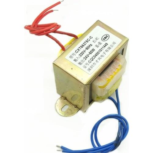 EI66-60W power transformer DB-60VA 220V to 24V 2.5A AC 24V monitoring power supply