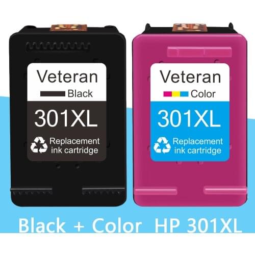 Veteran 301XL Cartuchos De Tinta Para Hp 301 Para Impresora Hp Deskjet 2050 1000 1050 2510 3000 3054 Envy 4500 4502