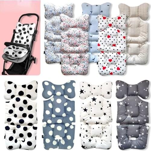Four Seasons Pure Cotton Stroller Cushion Outdoor Travel Picnic Soft Mat Newborn Baby Walker Seat Infant Strollers Accessories