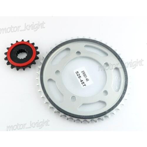 For BMW S1000RR S1000 1000RR 2012-2018 13 14 15 16 17 Motorcycle Parts Front & Rear Sprockets Kit Fit 525 Chain