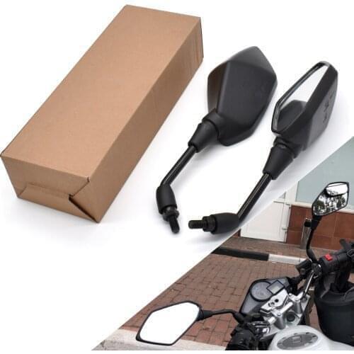 1 Pair Motorcycle Rear View Mirrors For Honda CBR250R CBR 250R VFR 1200 F VFR1200 NC 750 S/X 10mm 8mm Back Side Convex Mirror