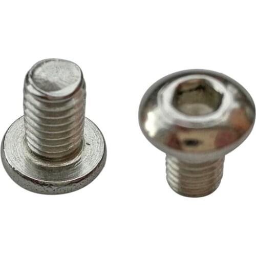 10pcs/lot M5 Hexagon Socket Head Cap Screws for Disc Plate Stainless steel Inner Hex Socket Bicycle Bolt Bike Accessories Parts
