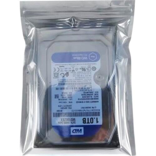 100Pcs Reclosable Zip Lock ESD Antistatic Shielding Hard Drives Bag Anti-static Packaging Bags for Accessories Motherboards