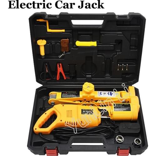 12V Car Repair Tool Electric Hydraulic Floor Jack Lifting Set Impact Wrench Tool