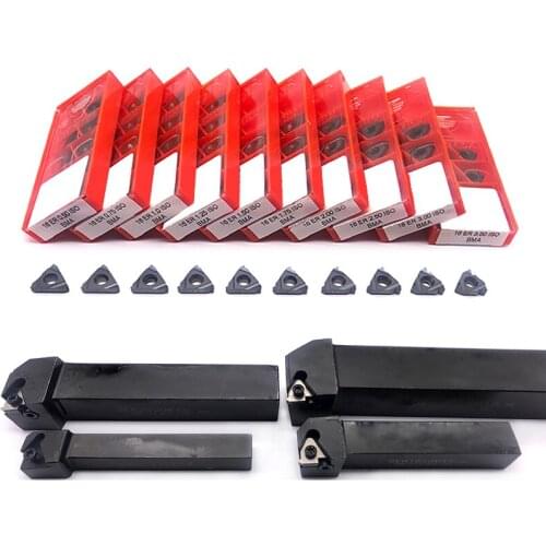 16ER 0.50 0.75 1.0 1.50 1.75 2.50 3.00 ISO BMA Carbide Insert Thread turning tools + SER1212H16/ SER1616H16 / SER2020K16