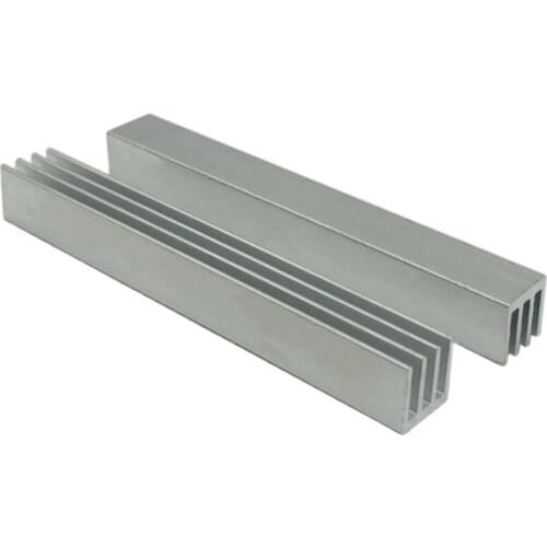 2pcs Aluminum Heat sink Electronic Strip Aluminum Radiator Strip 80*10*10MM Cooling Cooler Radiator For PC IC Chip Heatsink
