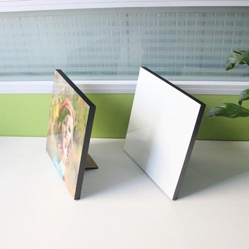 2pcs Blank Sublimation MDF Photo Plate 15x20cm Tag DIY Gift Printing Sublimation Ink Transfer Print