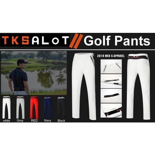 2019-04 TKSALOT 100pcs/color Spring Mens golf pants