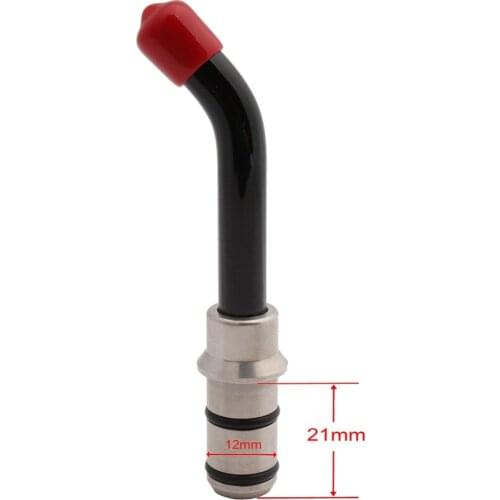 21x12mm Universal Dental Optical Fiber Guide Rod Tips Black Fits Dental LED Curing Light Lamp woodpecker LED.B & LED.D & LED.F