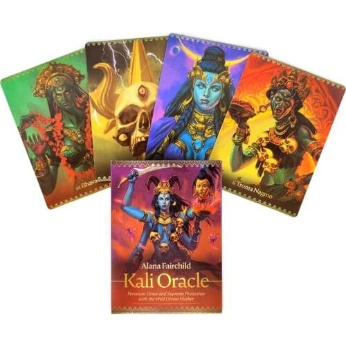 2021 New Tarot Cards Kali Oracle And PDF Guidance Divination Deck Entertainment Parties Board Game Support Drop Shipping 44 Pcs
